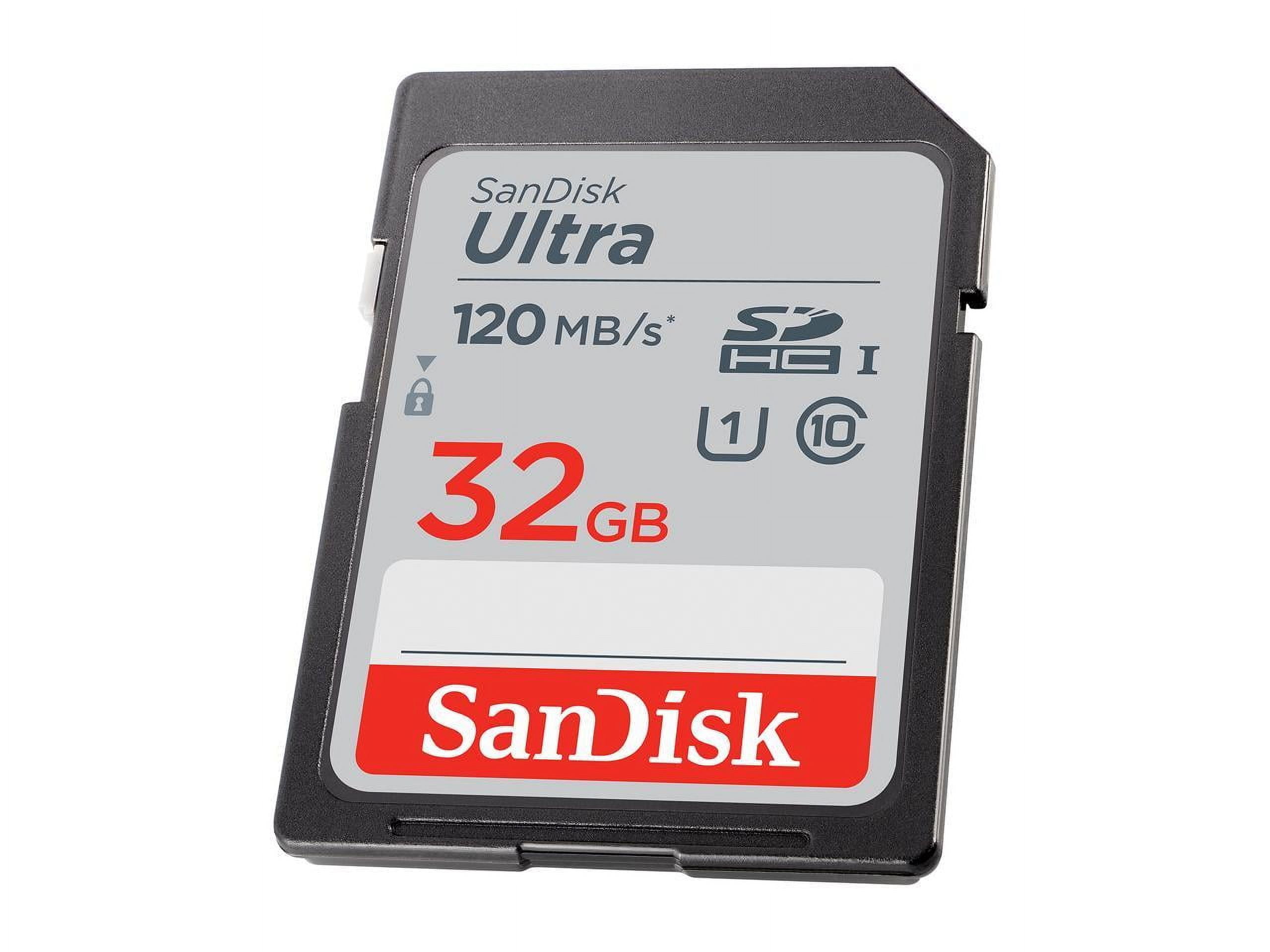 SanDisk Ultra - Flash memory card - 32 GB - UHS-I U1 / Class10 - SDHC UHS-I