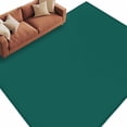 thumbnail image 2 of Dark Green Area Rugs 5x7 for Living Room, Farmhouse Solid Green Color Modern Art Non Slip Washable Rug Runner, Low Pile Indoor Floor Carpet Mat Bathroom Rugs for Bedroom, Kids Room, 2 of 9