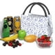 thumbnail image 3 of Fotbe Floral Butterfly Bolsa Térmica Portátil con Estampado, Bolsa de Entrega de Alimentos Aislada, Bolsa Reutilizable de Gran Capacidad para Comidas y Supermercado, 3 of 6