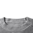 thumbnail image 3 of LIaqionyy Chandail pour Hommes Mode Léger Tricoté Décontracté Col Rond Automne Hiver, 3 of 5