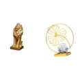 thumbnail image 1 of Escultura majestuosa de hierro, figura coleccionable, adorno de mesa, arte decorativo para oficina, hogar, estantería, chimenea, escritorio, dormitori, 1 of 8