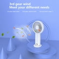thumbnail image 3 of Gifts for Family Mini Fans Handheld Pocket Mini Fan Portable With Bracket Desktop USB Charging Fan, 3 of 6