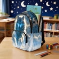 thumbnail image 3 of DISNIMO 17 Inch Kids School Backpack for Boys Lightning Wolf Print Lightweight Bookbag with Laptop Compartment, Side Pockets for Primary Middle Students, Daily Travel Use, 3 of 7