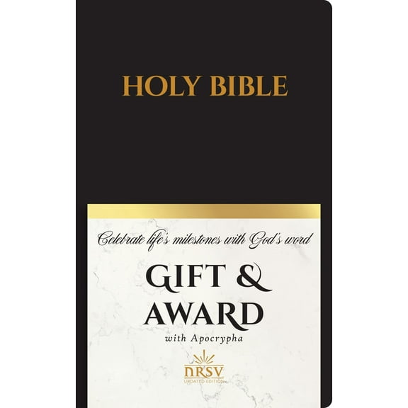 NRSV Updated Edition Gift & Award Bible w/Apocrypha-Black Imitation Leather