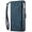 Blue, variant on Wallet Case for Galaxy S25 Plus with RFID Blocking Card Holder, PU Leather Magnetic Flip Zipper Phone Cover - Pink