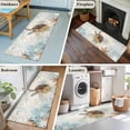 thumbnail image 5 of Sea Turtle Coastal Runner Rug 2x6 FT,Non Slip Hallway Rugs,Nautical Starfish Botanical Ocean Washable Soft Floor Carpet Throw Runner Carpet Long Rugs for Entryway Kitchen Bedside Sliding Door, 5 of 8