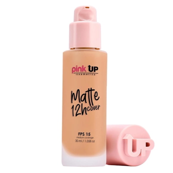 Matte Cover Maquillaje Liquido Mate 30 ml Pink Up Varios Tonos beige