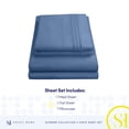 thumbnail image 4 of Juego de sábanas Sweet Home Collection 1800 Supreme Twin Denim, 4 of 6