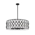 thumbnail image 2 of 1948P32-MB-Z-Lite-Harden - 10 Light Pendant In Modern Style-11.75 Inches Tall and 32 Inches Wide-Matte Black Finish, 2 of 2