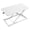 White, variant on Wliqien Single Top 23.6 inch Scissors Lift Keyboard and Mouse Riser, Height Adjustable Standing Desk Converter for Ergonomic Sit Stand Workstations, 7 Height Levels