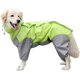thumbnail image 1 of Green Dog Raincoat with Detachable Hoodie Drawstring Coat, 10 Sizes WD.WDQZL Hogar, 1 of 1