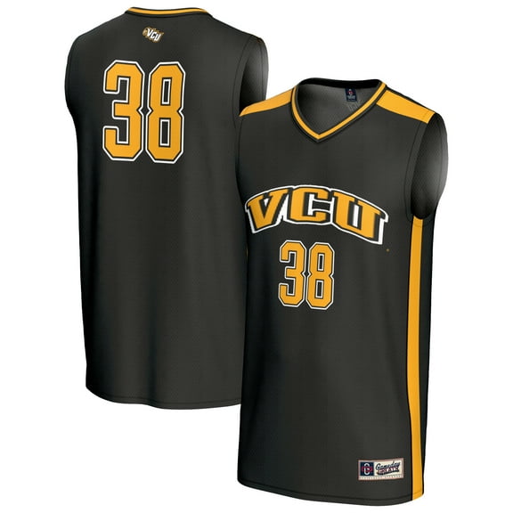 Unisex GameDay Greats #38 Black VCU Rams Lightweight Basketball Fashion Jersey