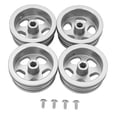 thumbnail image 2 of RC Car Wheel Rim, Aluminum Alloy 4Pcs Off Road Wheel Hub, Sturdy and Stylish Replacement for MN82 LC79 RC Crawler Trucks, 2 of 7