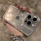 thumbnail image 3 of Transparent Shockproof Hard Acrylic Case For iPhone 16 15 14 13 12 11 Pro XS Max X XR 7 8 Plus Soft Silicone Bumper Clear Capa, 3 of 4