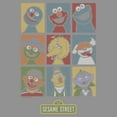 thumbnail image 2 of Junior's Sesame Street 9 Panel Puppet Grid Graphic Crop T-Shirt, 2 of 4