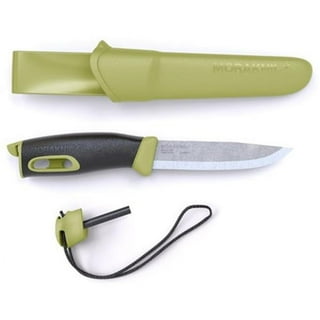 Morakniv Companion Fixed Blade Outdoor Knife with Carbon Steel Blade,  4.1-Inch, Military Green 