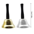 thumbnail image 3 of Yuarrent Jingle Bells Party Celebration Supply Sonido resonante School Hand-bell Utensilios de cocina Herramientas Anillo de servicio Cocina Restaurante Cocina y Comedor Oro 50mm Yuarrent HA061039-01, 3 of 6