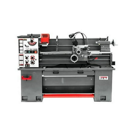 JET 323442 GH-1440B Geared Head Bench Lathe with Taper Attachment