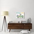 thumbnail image 2 of Global Gallery's 'Beach Bums Truck I' By Michael Mullan Stretched Canvas Wall Art, 2 of 4
