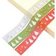 thumbnail image 2 of Cinta de alambre estampada en caliente para envolver regalos, compatible con árboles de Navidad, 2 of 5