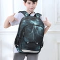 thumbnail image 6 of FORMRS Unisex School Backpack 17" Student Travel Bag with Laptop Compartment, Lightning Pattern, 6 of 7