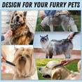 thumbnail image 5 of Clearance Pet Pro Grooming Tool - Black Deshedding Brush for Detangling and Dematting Long, Matted Fur on Cats and Dogs, 5 of 6