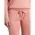thumbnail image 7 of BLIS Long Sleeve Crew Neck Solid Pajamas (Women's) 2 Piece Set, 7 of 7