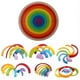 thumbnail image 2 of Kit de bloques apilables de colores del arcoíris para niños pequeños, juego de habilidades motoras Puente circular, 2 of 9
