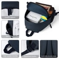 thumbnail image 6 of Dukes Orange Car Haz-zard Backpack for Men Women Small Bookbag with Front Pocket, 6 of 6