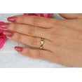 thumbnail image 3 of Hitanshu Jewels Wedding Band Women Ring 14K Yellow Gold Finish Round Cut Cubic Zirconia, 3 of 6