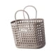 thumbnail image 5 of Cesta de ducha multiusos, ligera, con drenaje hueco, organizador de plástico para bolso Café grande, 5 of 9