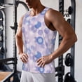 thumbnail image 5 of Lsque Winter With Snowflakes Pattern Mens Tank Tops Muscle Athletic Quick Dry Sleeveless Workout Fitness T Shirts Beach Tank Top, Loose-fit Sleeveless Shirt for Men-XX-Large, 5 of 7