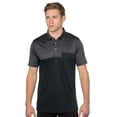 thumbnail image 1 of Tri-Mountain Galen K211 Mens Pocketed Colorblock Polo Shirt - Charcoal - Large, 1 of 1
