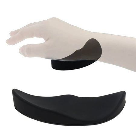 Eutuxia Mouse Wrist Rest Support Pad. Ergonomic Comfortable Design with Silicone Gel. Suitable for Office & Gaming Computer. Support for Playing Games & Office Work with Compact & Non-Slip Mat