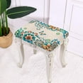 thumbnail image 6 of FOR U DESIGNS Boho Mandala Butterfly Pattern Stool Covers Rectangle 2 pcs Anti-Slip Pub Counter Bar Stool Covers Comfortable Vanity Stool Cover Height Bar Stools Slipcovers, 6 of 9