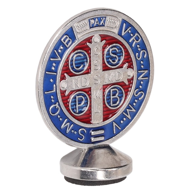 Adornos de medallas de San Benito, medallas de San Benito exquisitas Medallas de San Benito Benedict Metal Muy recomendado