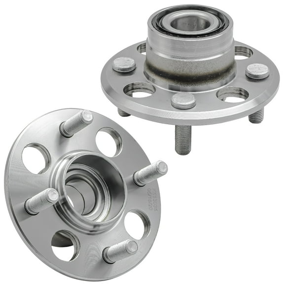 Detroit Axle - 2 Rear Wheel Bearing Hubs for 1985-2000 Honda Civic, Wheel Hub Bearings Assembly Replacement, Pair Hubs