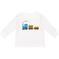 thumbnail image 3 of Inktastic Colorful Toy Train Boys or Girls Long Sleeve Toddler T-Shirt, 3 of 5