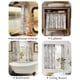 thumbnail image 4 of Cortinas de Cocina Jinchan de Lino Vintage con Estampado Floral Gris 90x60 cm, 4 of 9