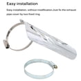 thumbnail image 3 of ziyahi Exhaust Heat Shield Iron Motorcycle Exhaust Pipe Cover Strong Guard Motorbike Exhaust Muffler Heat Insulation Protector for Riding Exhaust Pipe Motorcycle, 3 of 9
