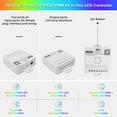 thumbnail image 2 of Driver LED PAUTIX SP530E Bluetooth WiFi Alexa Google RGB Compatible con PWM SPI para Tira de Luces L, 2 of 7