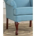 thumbnail image 6 of Comfort Pointe Erin Blue Fabric Traditional Wing Back Accent Chair, 6 of 8
