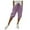 A-Purple287, variant on Women's Capri Pants Solid Color Rolled Trim Large Pocket Elastic Waist Minimalist Classic Stylish Streetwear Bottoms