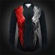 thumbnail image 1 of Camisa de moda con alas rojas y azules, clásica, casual, para hombre, con botones de solapa, suave y cómoda, estilo nuevo, 1 of 6