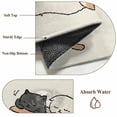 thumbnail image 6 of 5x7 Area Rugs for Living Room, Beige Cute Cat Non Slip Area Rugs for Kitchen Bedroom Entryway, Cartoon Funny Heater Cats Washable Carpet Runner Rug Floor Mats for Bedroom Home Decor, 6 of 8
