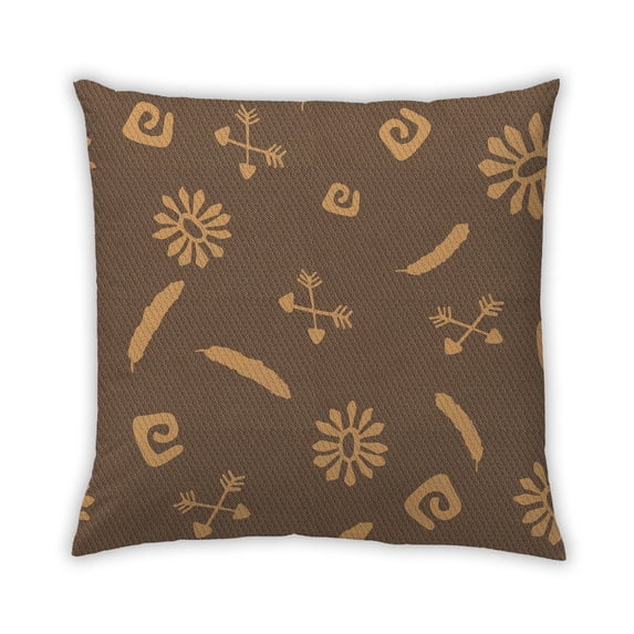 Ahgly Company Indoor Square Contemporary Throw Pillow, 18 inch by 18 inch