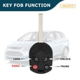 thumbnail image 6 of AKS KEYS New Replacement for Ford 2012 - 2019 Remote Key 4B OUCD6000022 HU101, 6 of 6