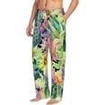 thumbnail image 2 of Balery Men'S Watercolor Blooming Cactus Pants,Sleepwear Pants,Pajama Pants,Pj Bottoms Drawstring And Pockets-Large, 2 of 9