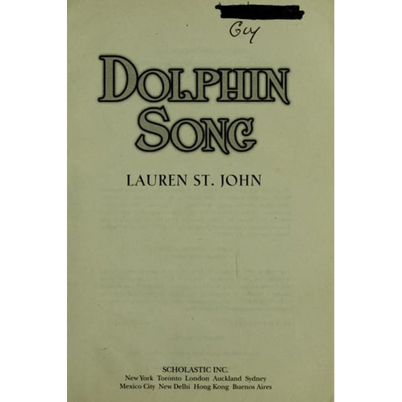 Pre-Owned Dolphin Song Paperback