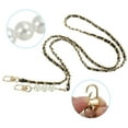 thumbnail image 3 of Uxcell 47 Inch Purse Chain Strap, Bags Chains Shoulder CrossBody Replacement for Handbags, Black/Gold, 3 of 5